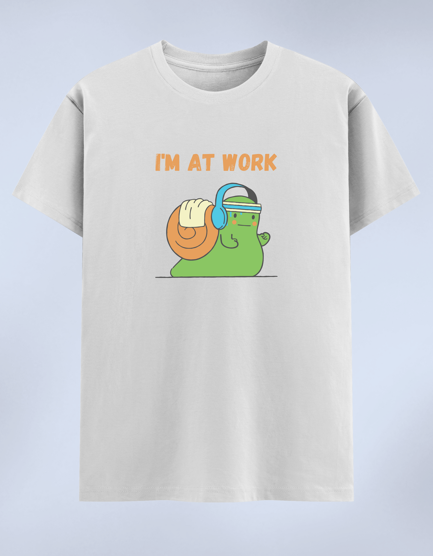 “I’m At Work” Women's Round Neck T-Shirt