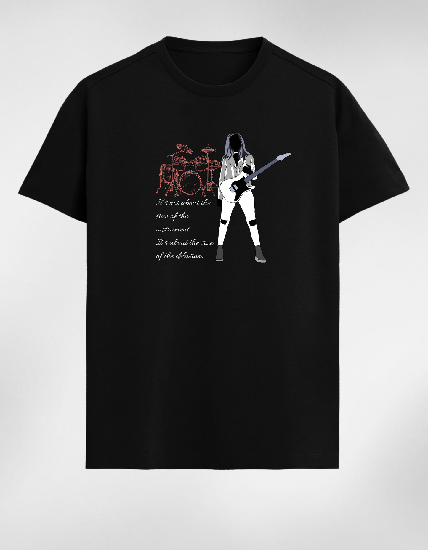 "Delusion Beats Size" Music Tee – Women’s Classic Fit