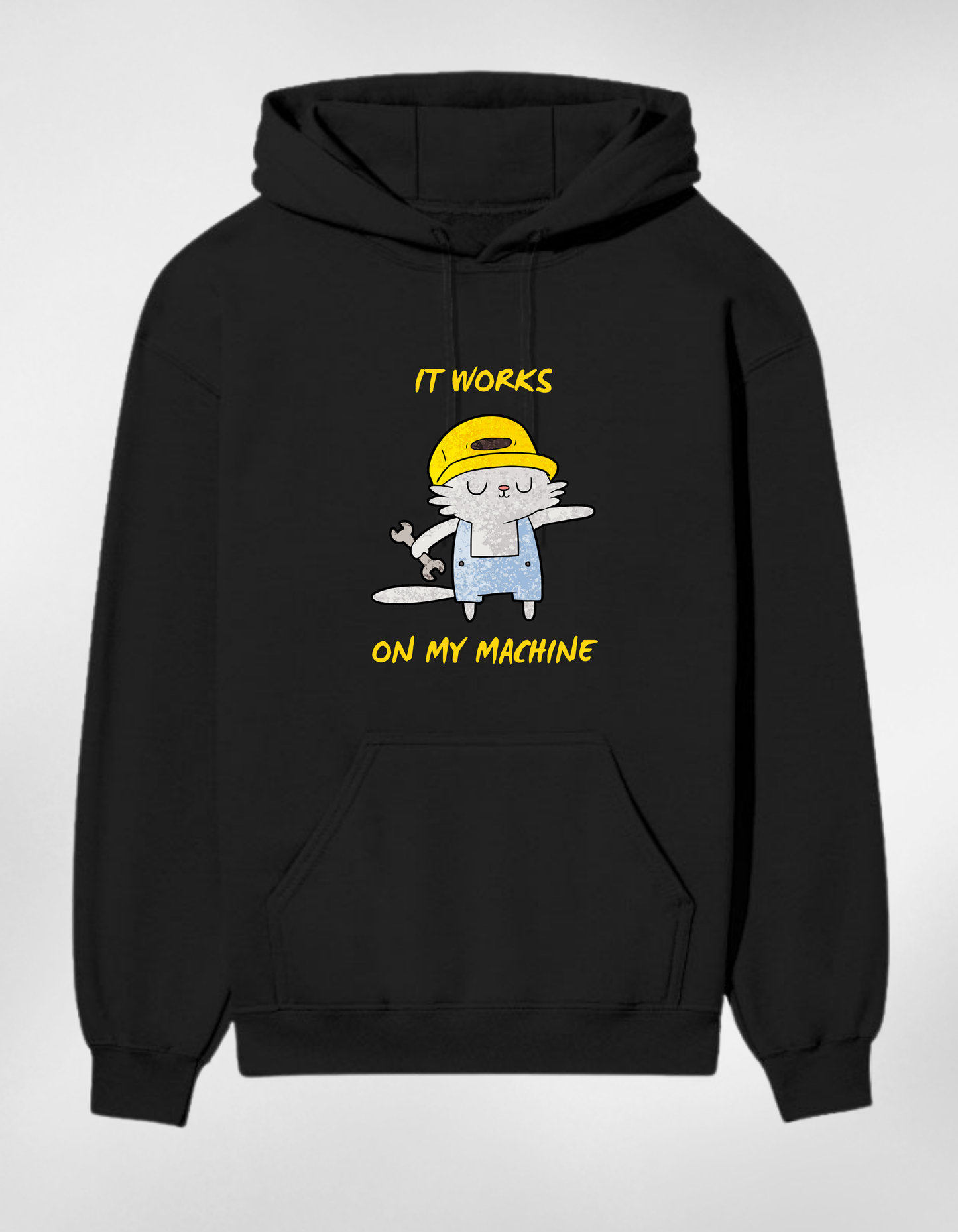 “It Works On My Machine” Unisex Oversized Hoodie