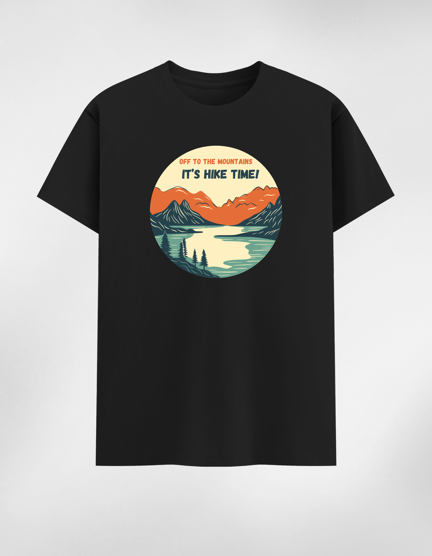 “Off to the Mountains - It’s Hike Time!” Unisex Premium T-Shirt