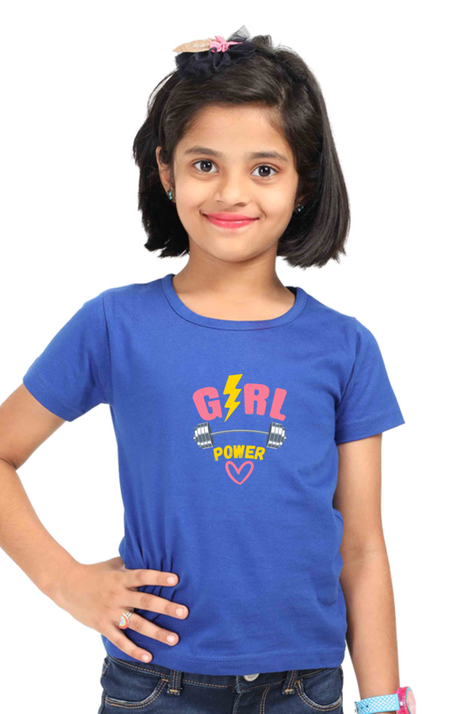 Kids Premium Cotton T-Shirt - Girl Power Design