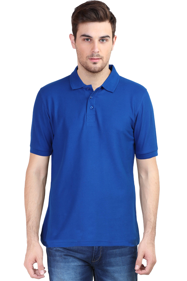 “Just Be Cool” Cotton Polo Shirt