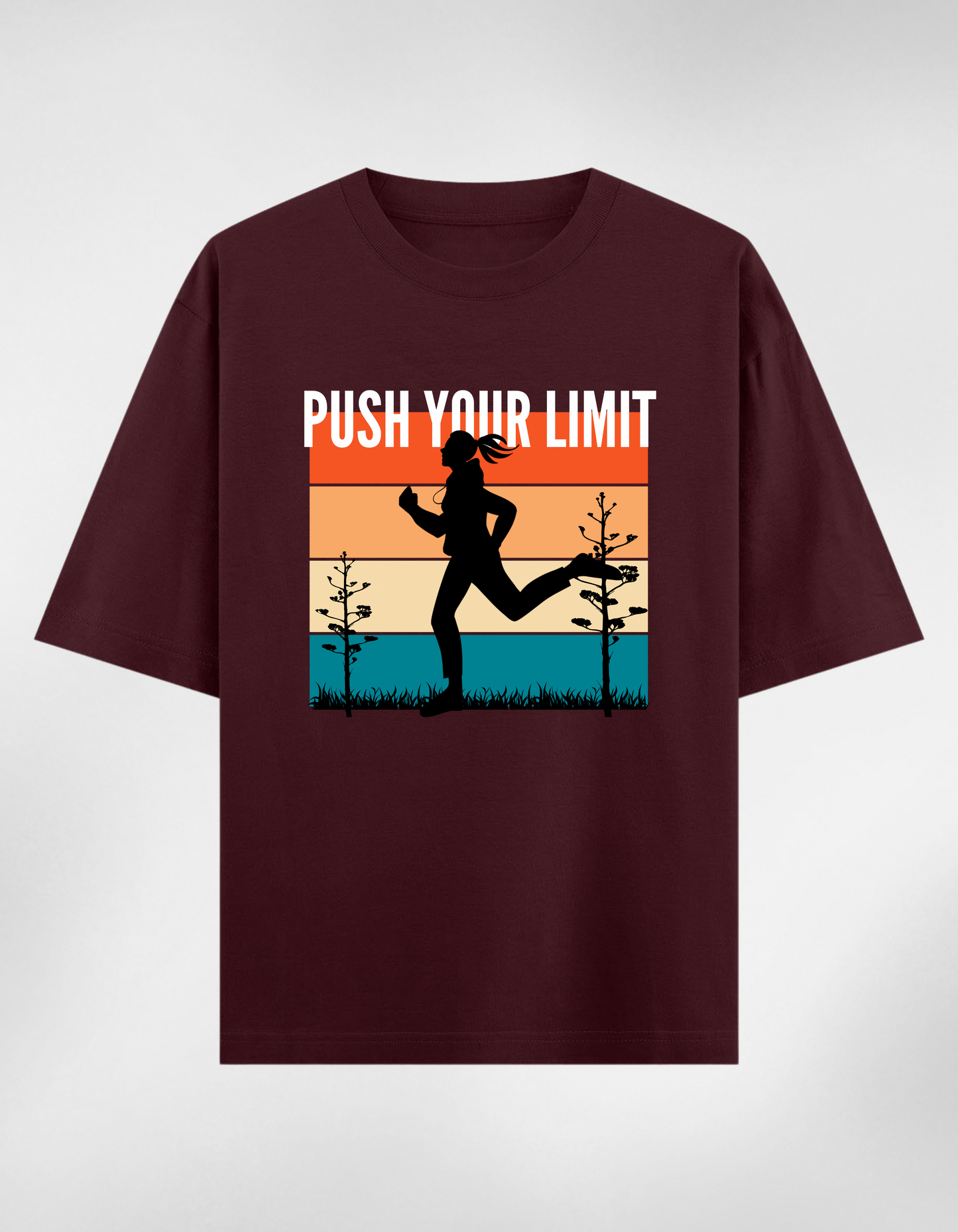 “Push Your Limit Oversized T-Shirt”
