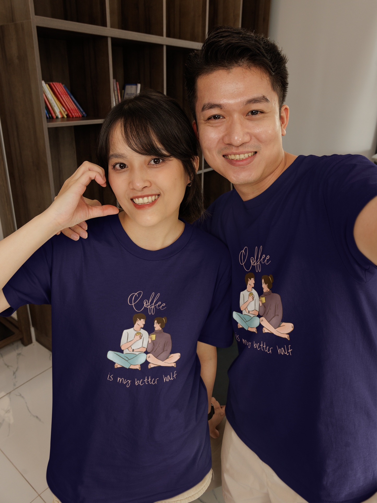 Unisex Coffee Is My Better Half : Premium