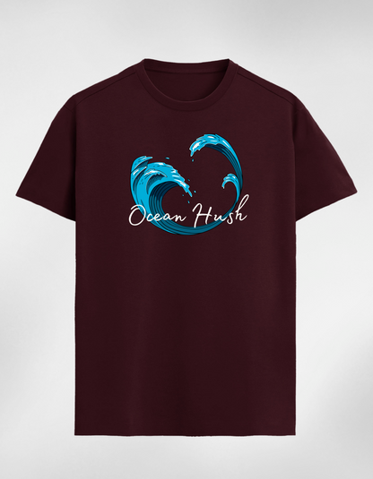 Ocean Hush Black Unisex Premium T-Shirt