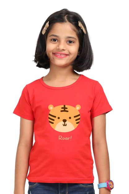 Roar Little Tiger Girl's T-shirt