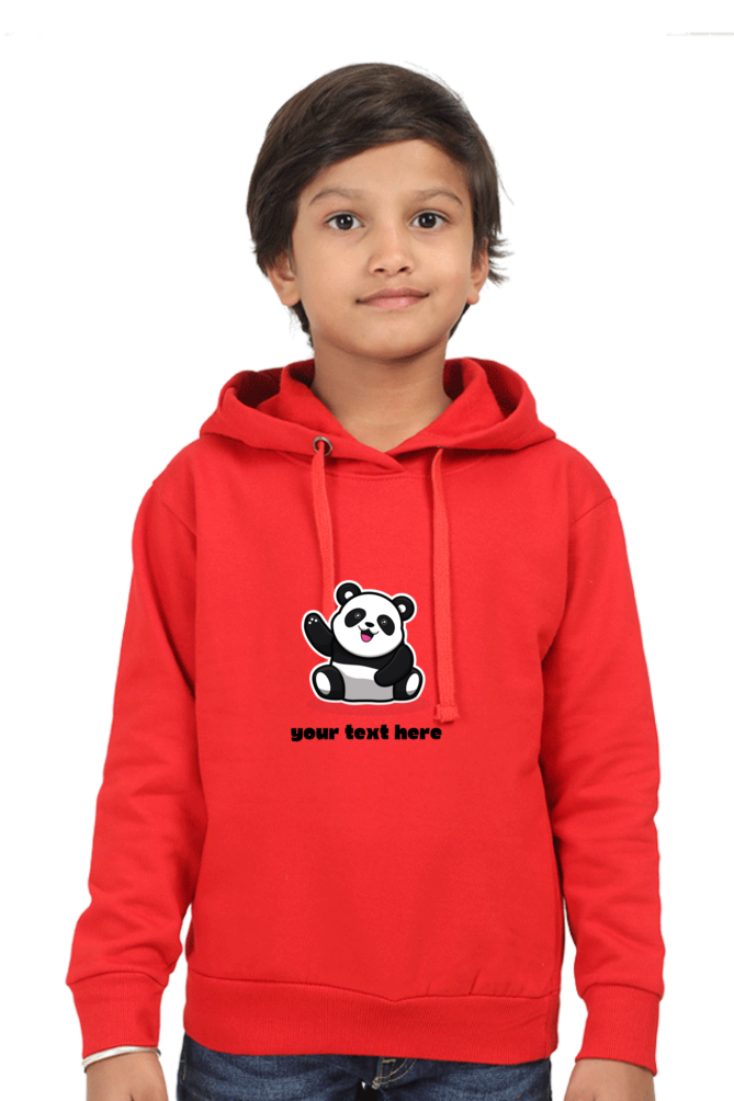Personalised Kids Panda Hoodie