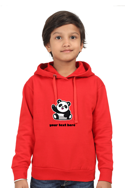 Personalised Kids Panda Hoodie