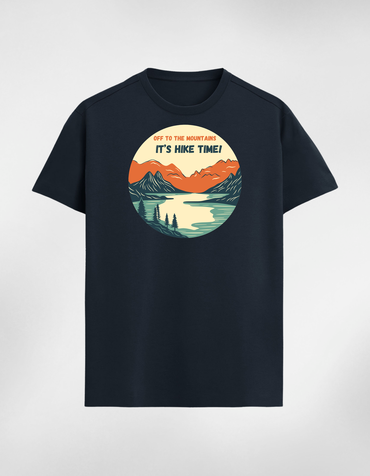 “Off to the Mountains - It’s Hike Time!” Unisex Premium T-Shirt