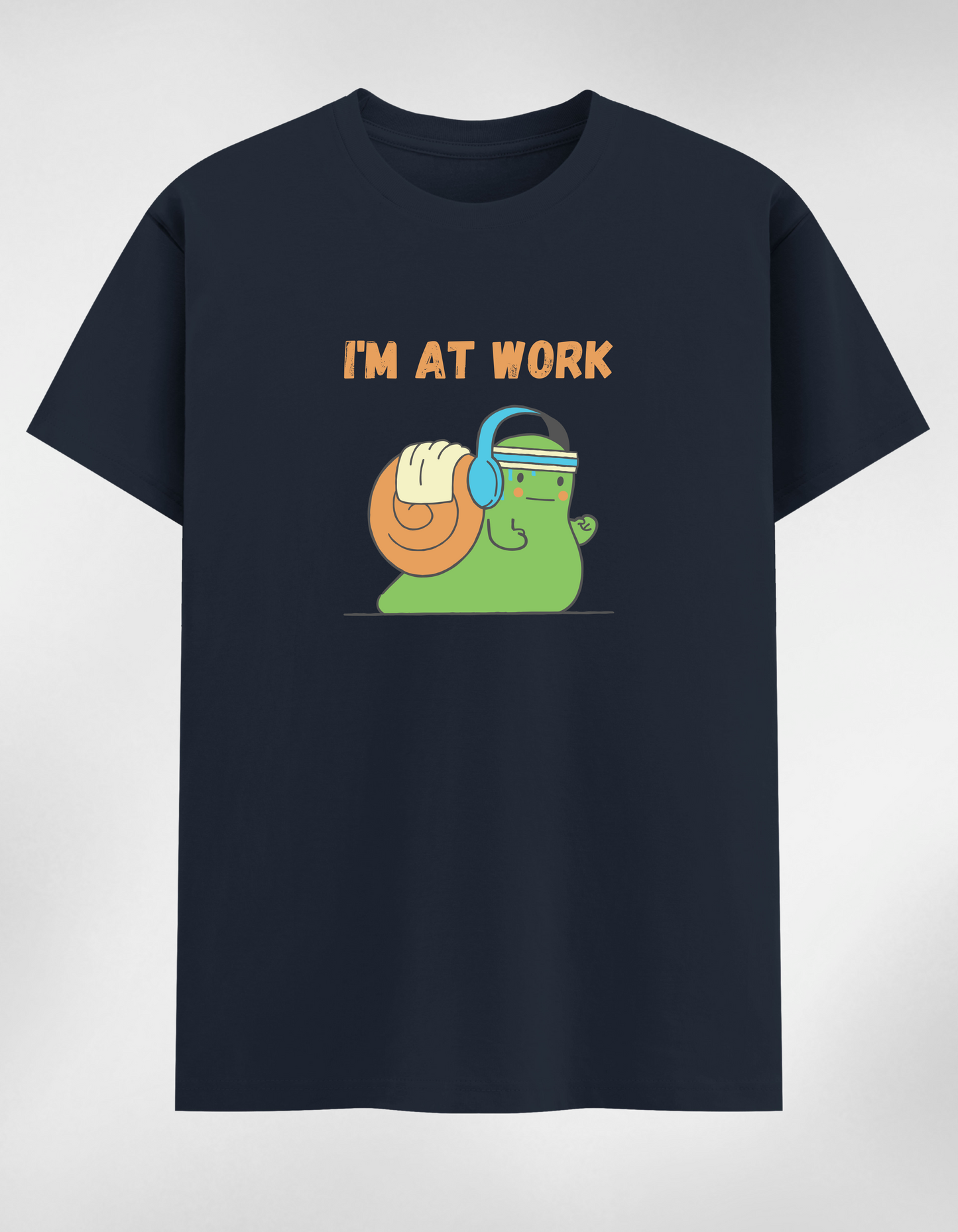 “I’m At Work” Women's Round Neck T-Shirt