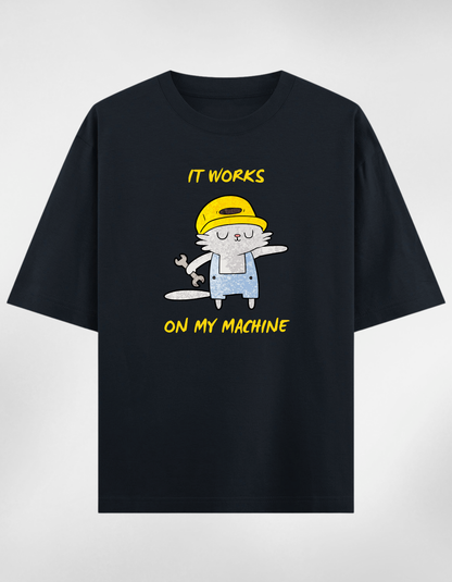 “It Works On My Machine" Oversize Unisex Premium T-shirt