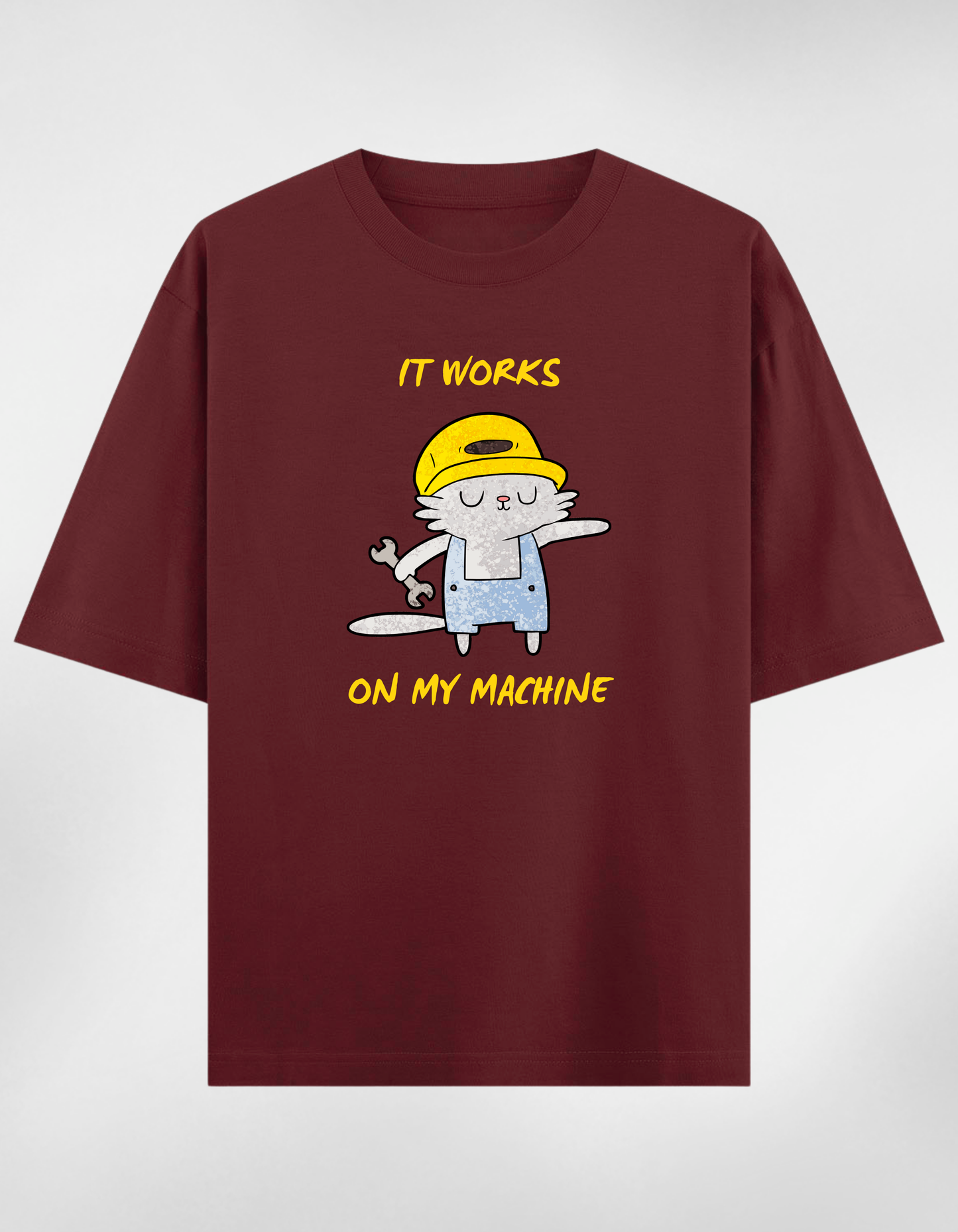 “It Works On My Machine" Oversize Unisex Premium T-shirt