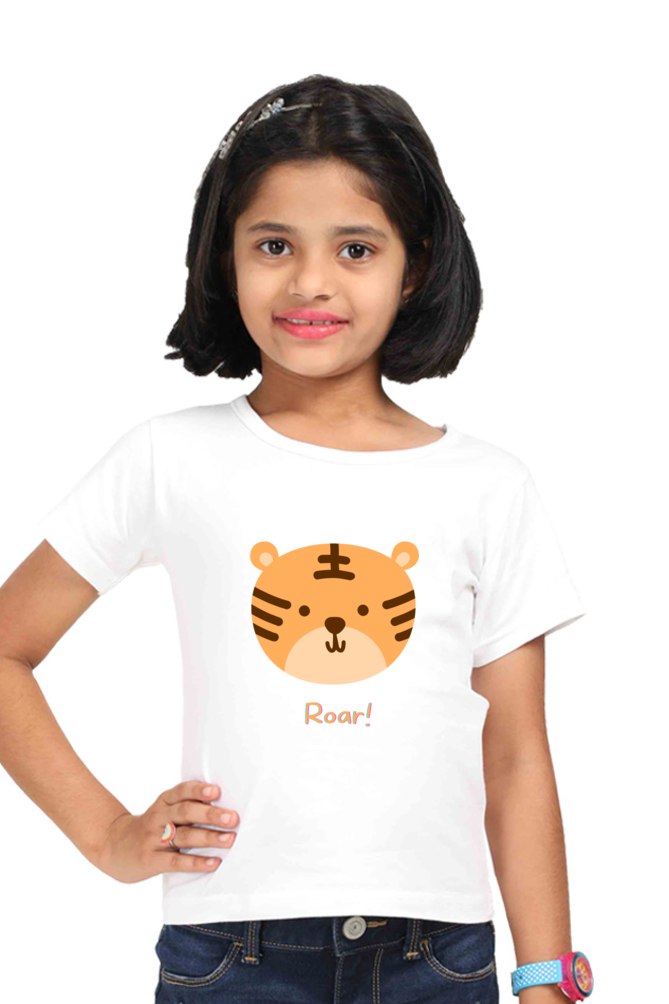 Roar Little Tiger Girl's T-shirt