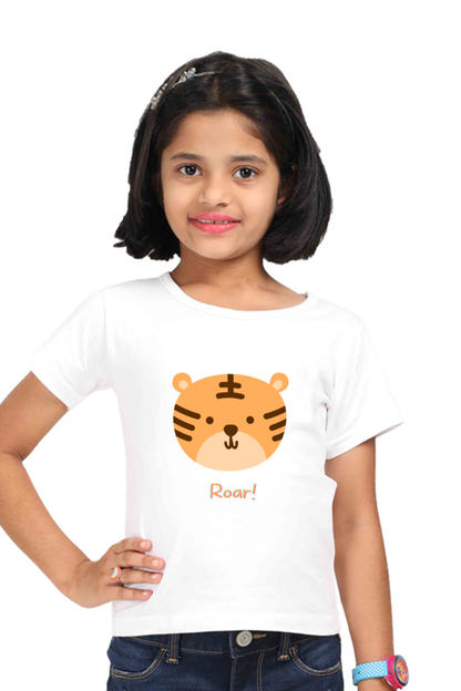 Roar Little Tiger Girl's T-shirt