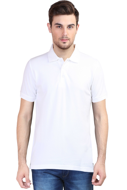 “Just Be Cool” Cotton Polo Shirt