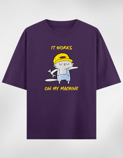 “It Works On My Machine" Oversize Unisex Premium T-shirt
