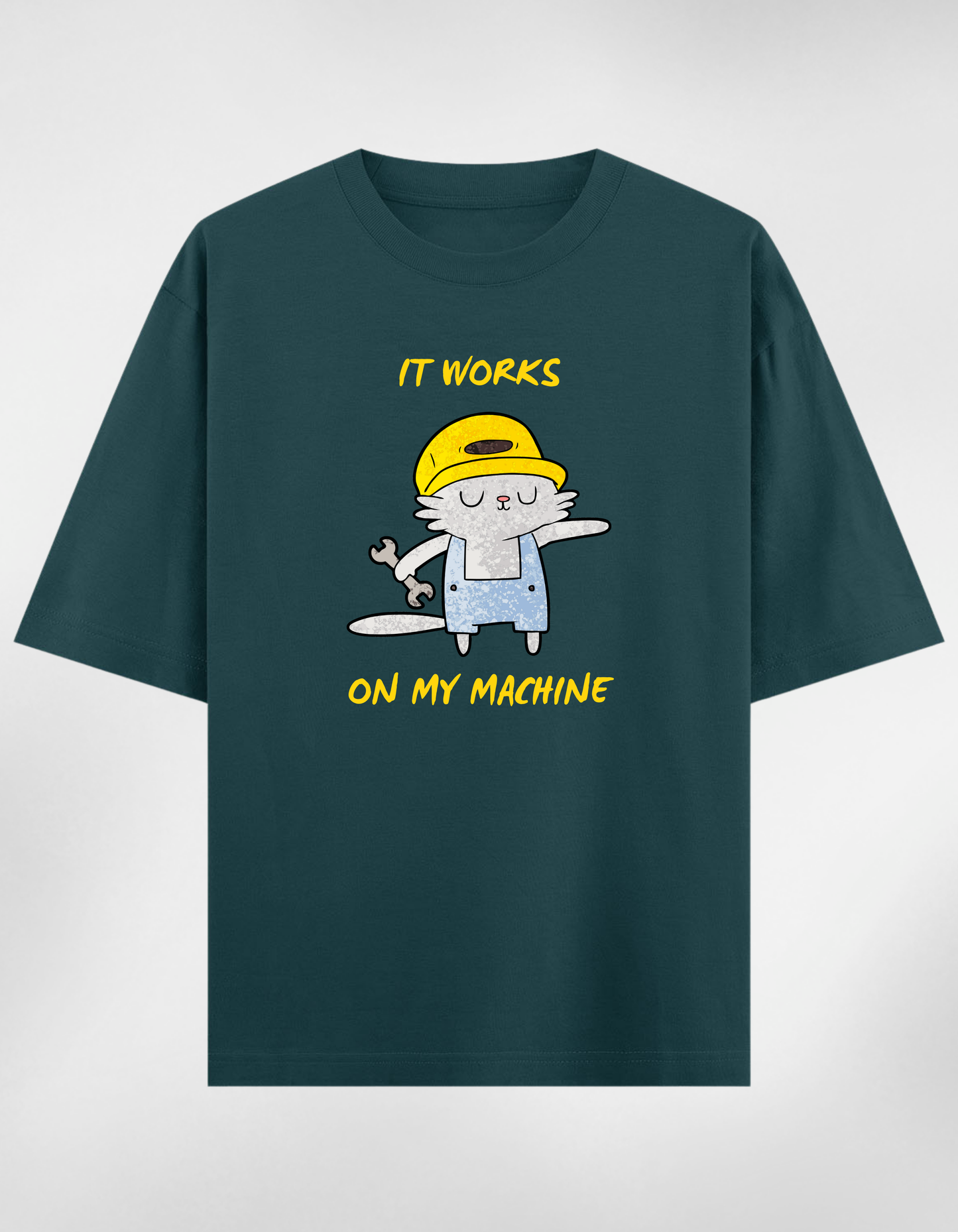 “It Works On My Machine" Oversize Unisex Premium T-shirt