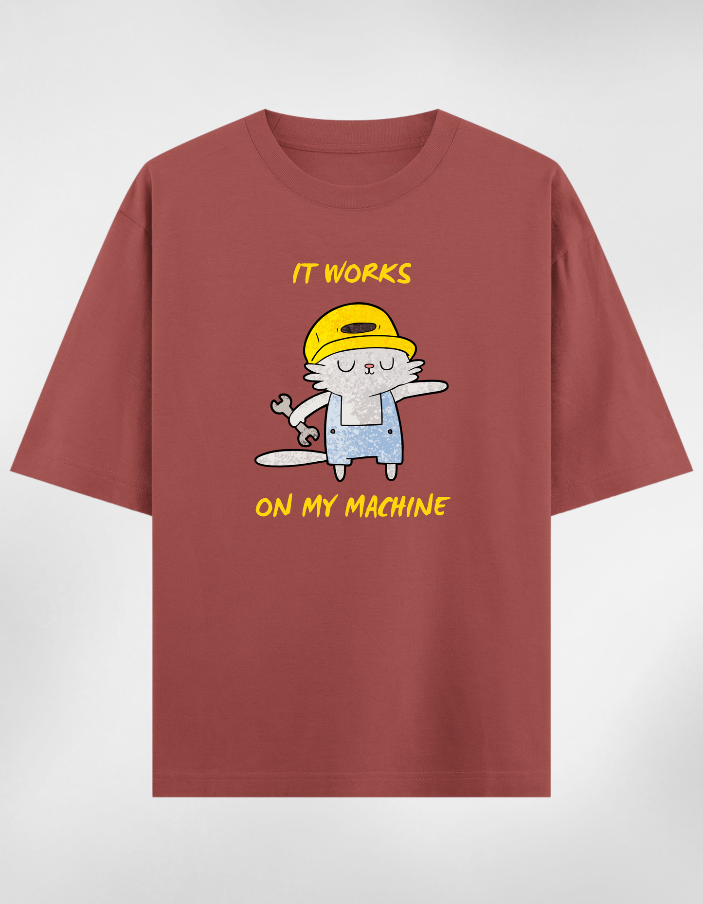 “It Works On My Machine" Oversize Unisex Premium T-shirt