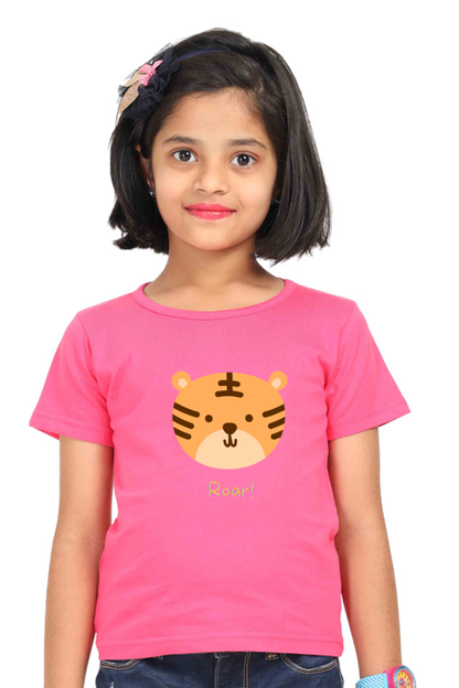 Roar Little Tiger Girl's T-shirt