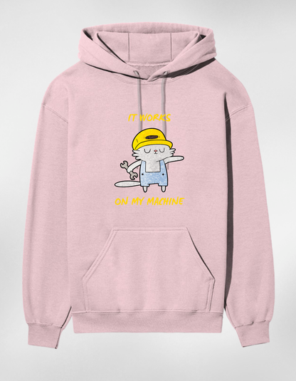 “It Works On My Machine” Unisex Oversized Hoodie