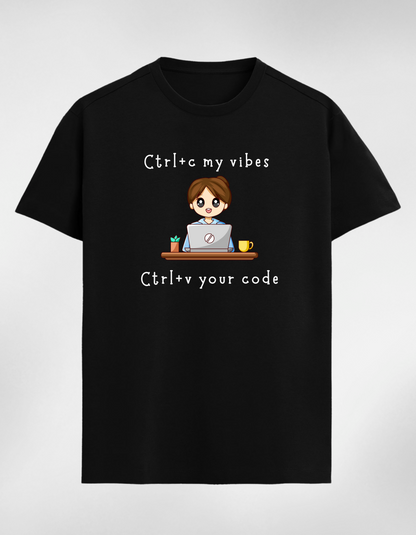 Ctrl+C My Vibes, Ctrl+V Your Code Women Premium T-Shirt
