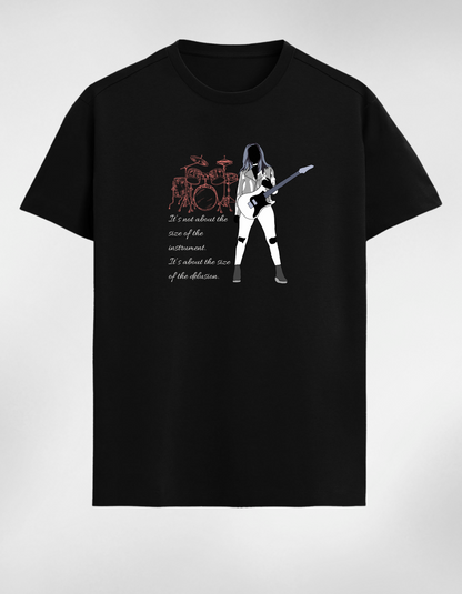 "Delusion Beats Size" Music Tee – Women’s Classic Fit