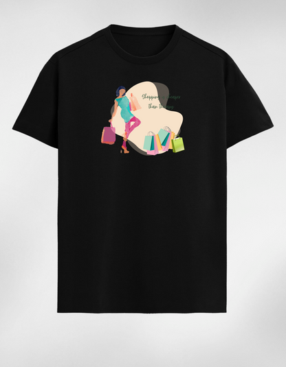 Shopping Therapy – "Cheaper Than Therapy" Women Classic Tee