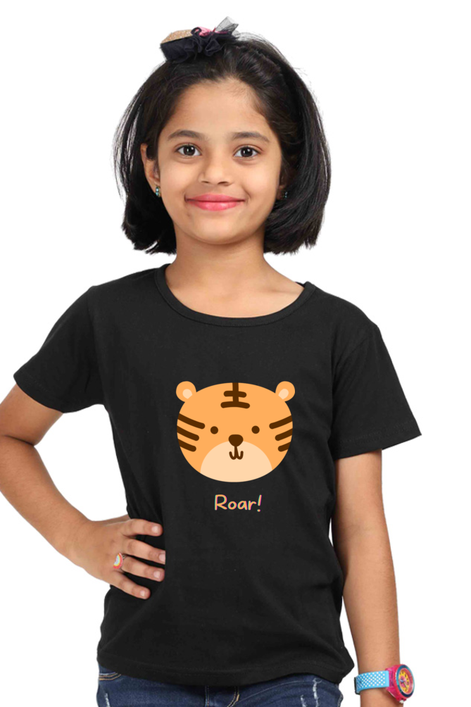 Roar Little Tiger Girl's T-shirt