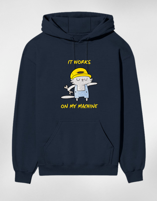 “It Works On My Machine” Unisex Oversized Hoodie