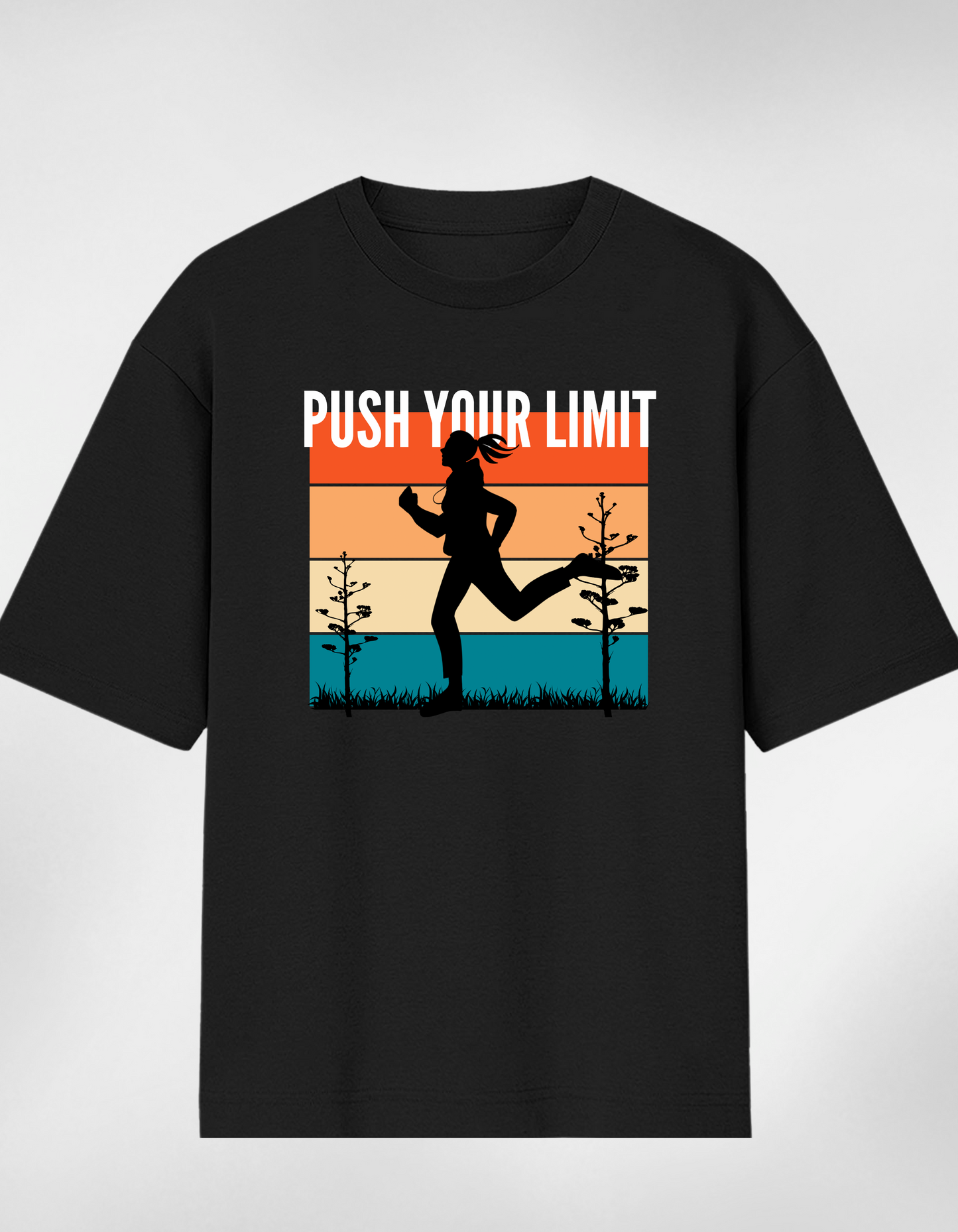 “Push Your Limit Oversized T-Shirt”