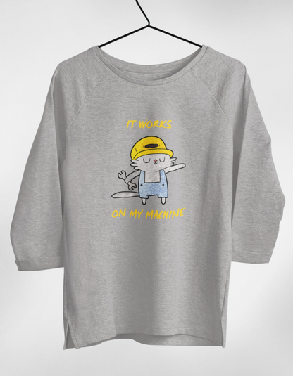 “It Works on My Machine” Women’s 3/4 Sleeve T-Shirt