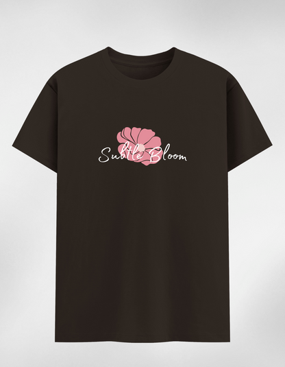 The Subtle Bloom Minimalistic Classic Women T-Shirt