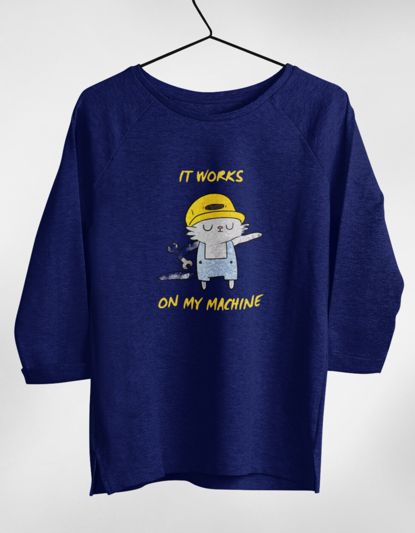 “It Works on My Machine” Women’s 3/4 Sleeve T-Shirt