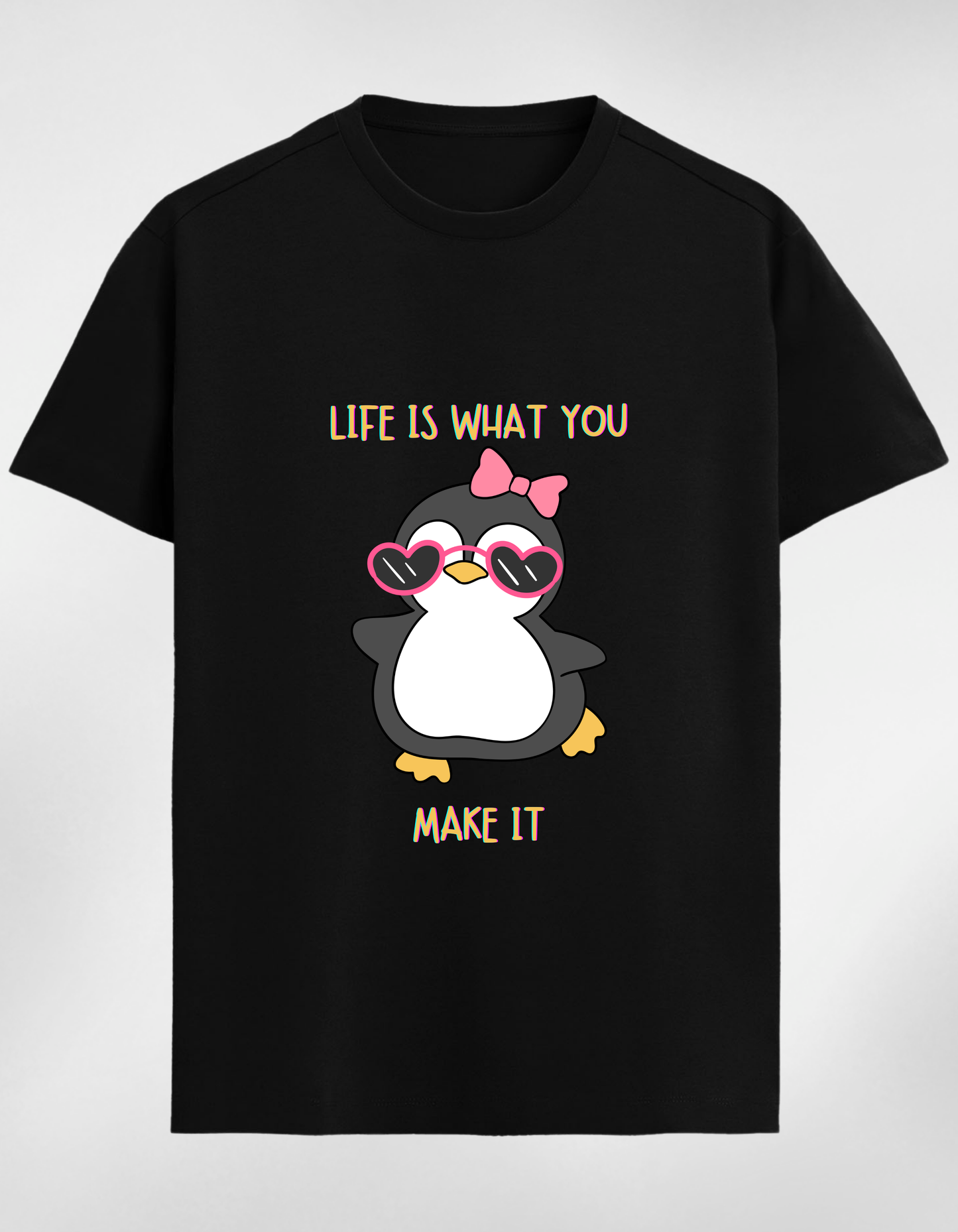 Cute Penguin T-Shirt and Shorts Co-Ord Set