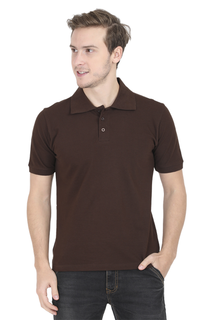 “Just Be Cool” Cotton Polo Shirt