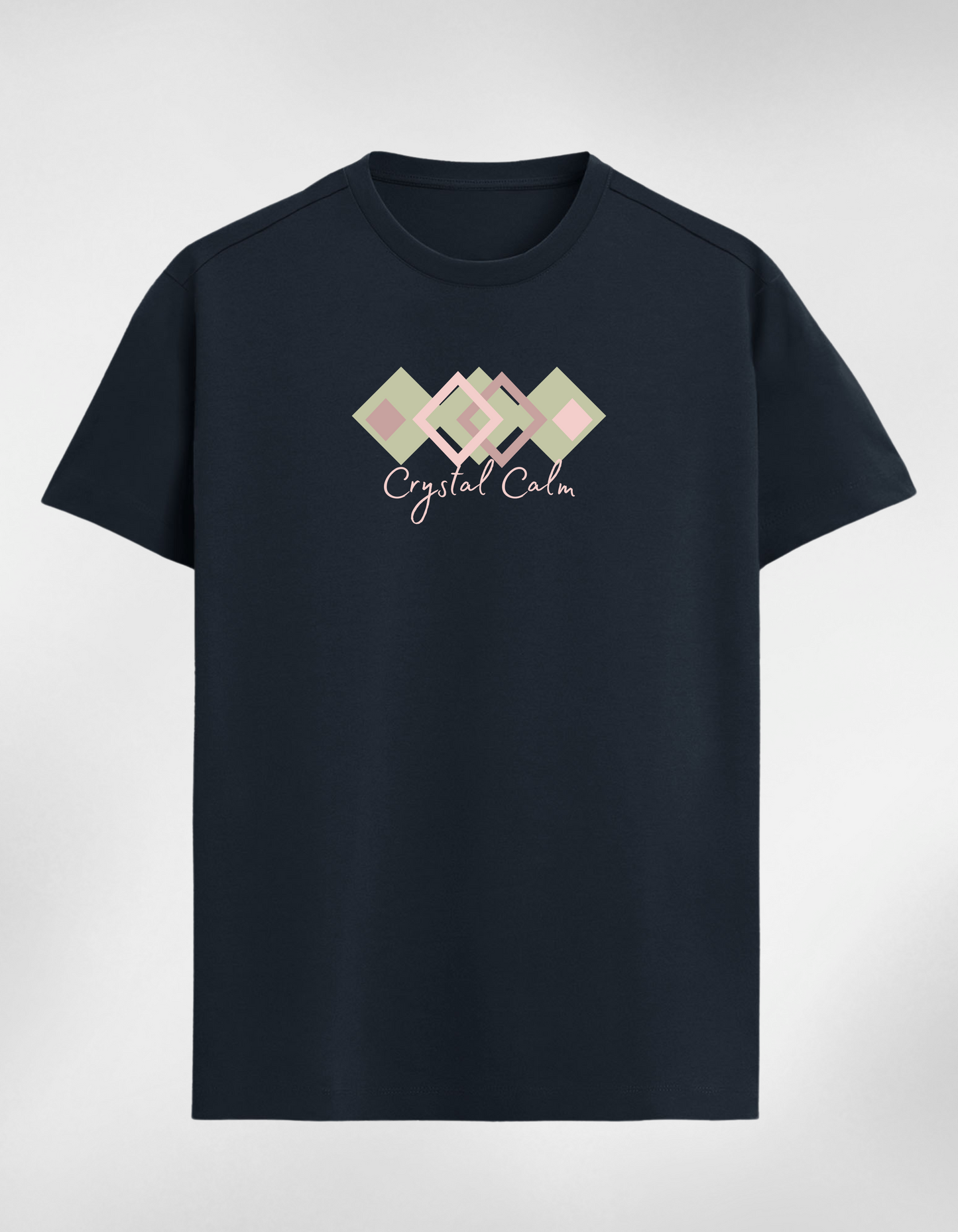 "Crystal Calm" Men Minimalistic Classic T-Shirt