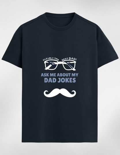 Ask Me About My Dad Jokes Premium T-Shirt – The Ultimate Dad Humor Tee