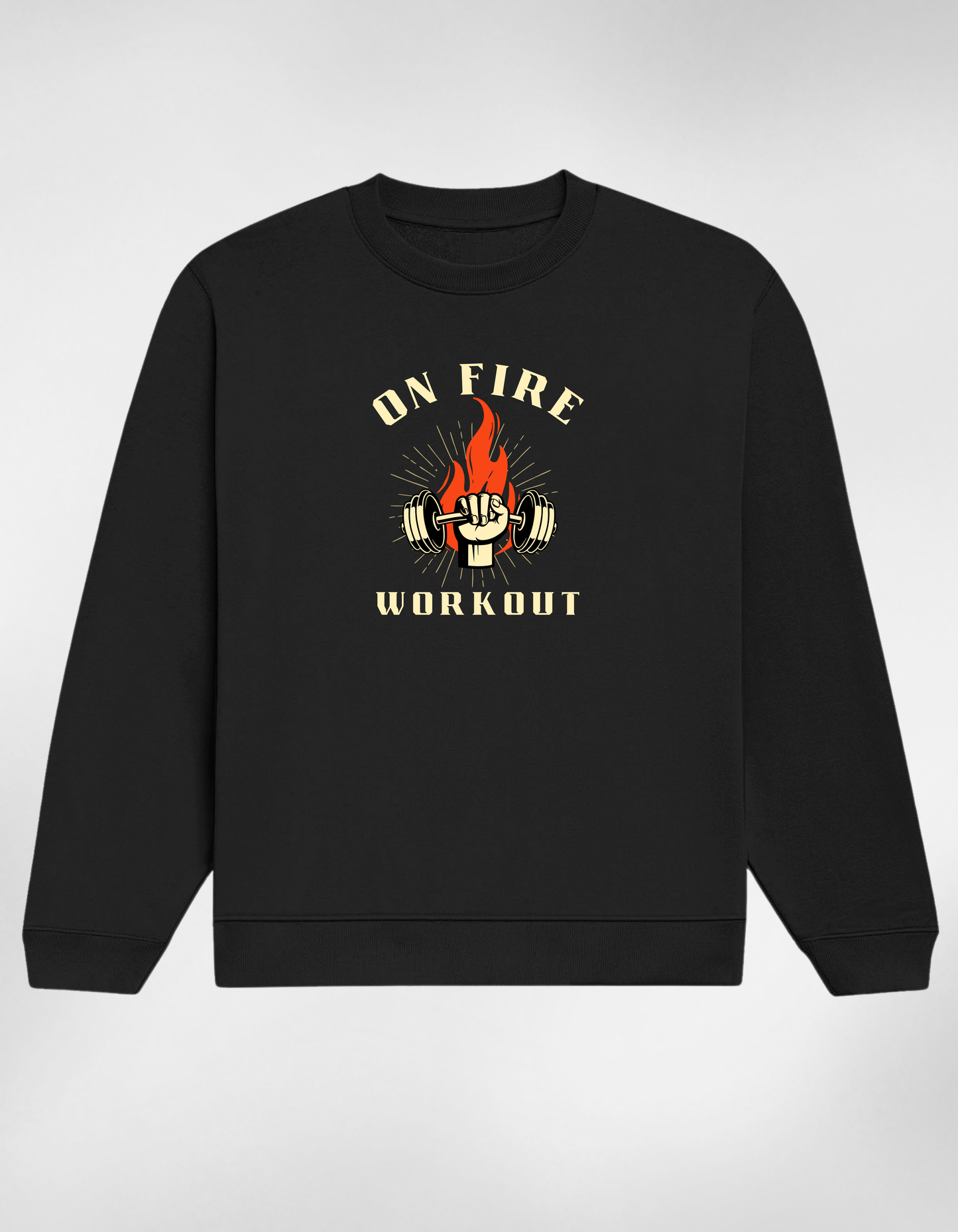 On Fire Workout Unisex Sweatshirt