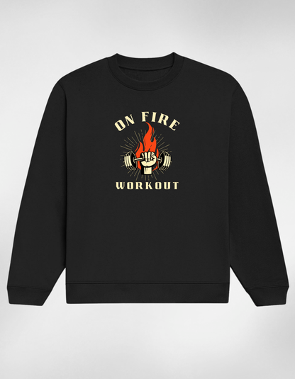 On Fire Workout Unisex Sweatshirt