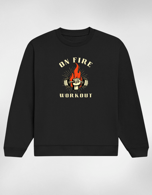 On Fire Workout Unisex Sweatshirt