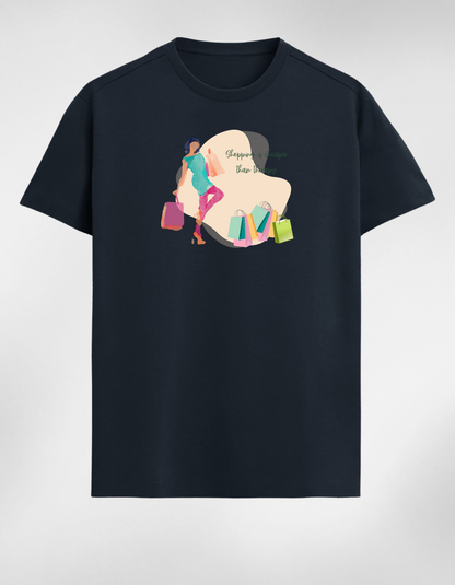 Shopping Therapy – "Cheaper Than Therapy" Women Classic Tee