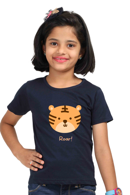 Roar Little Tiger Girl's T-shirt