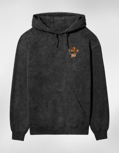 Acid Wash Unisex Hoodie - Be Awesome Logo