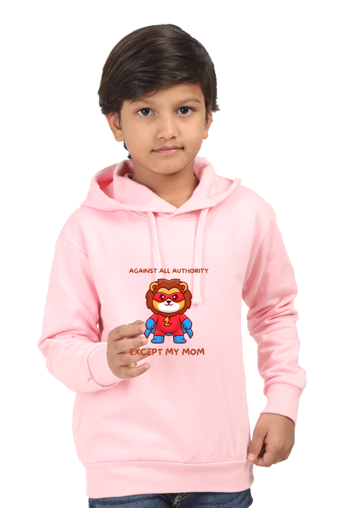 “Against All Authority Except My Mom” Kids’ Hoodie