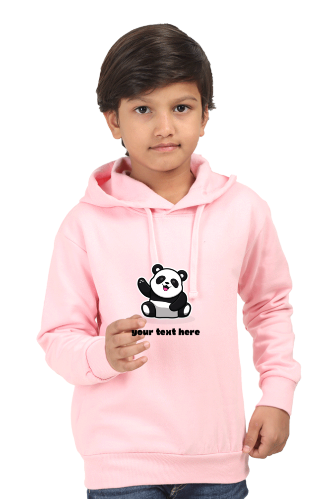 Personalised Kids Panda Hoodie