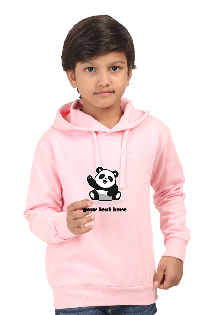 Personalised Kids Panda Hoodie