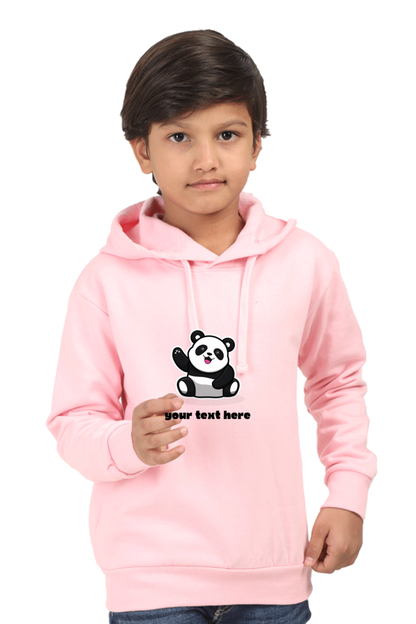 Personalised Kids Panda Hoodie
