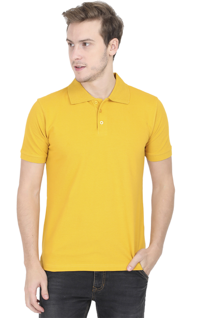 “Just Be Cool” Cotton Polo Shirt