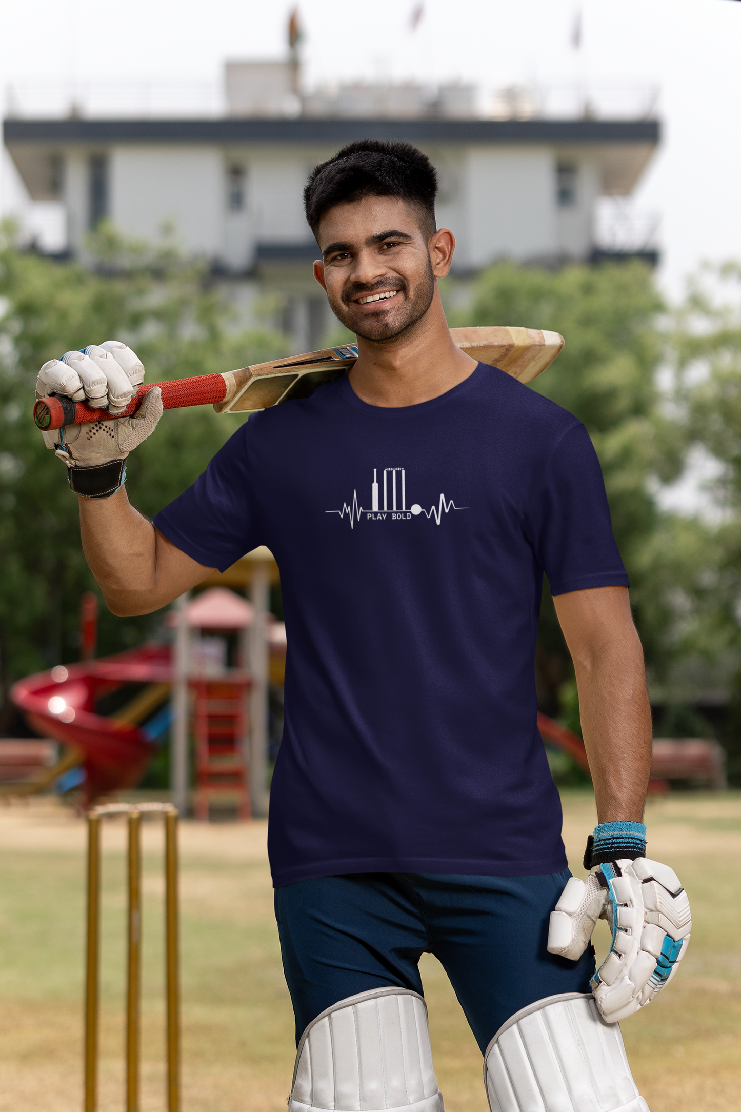 Play Bold Cricket T-Shirt