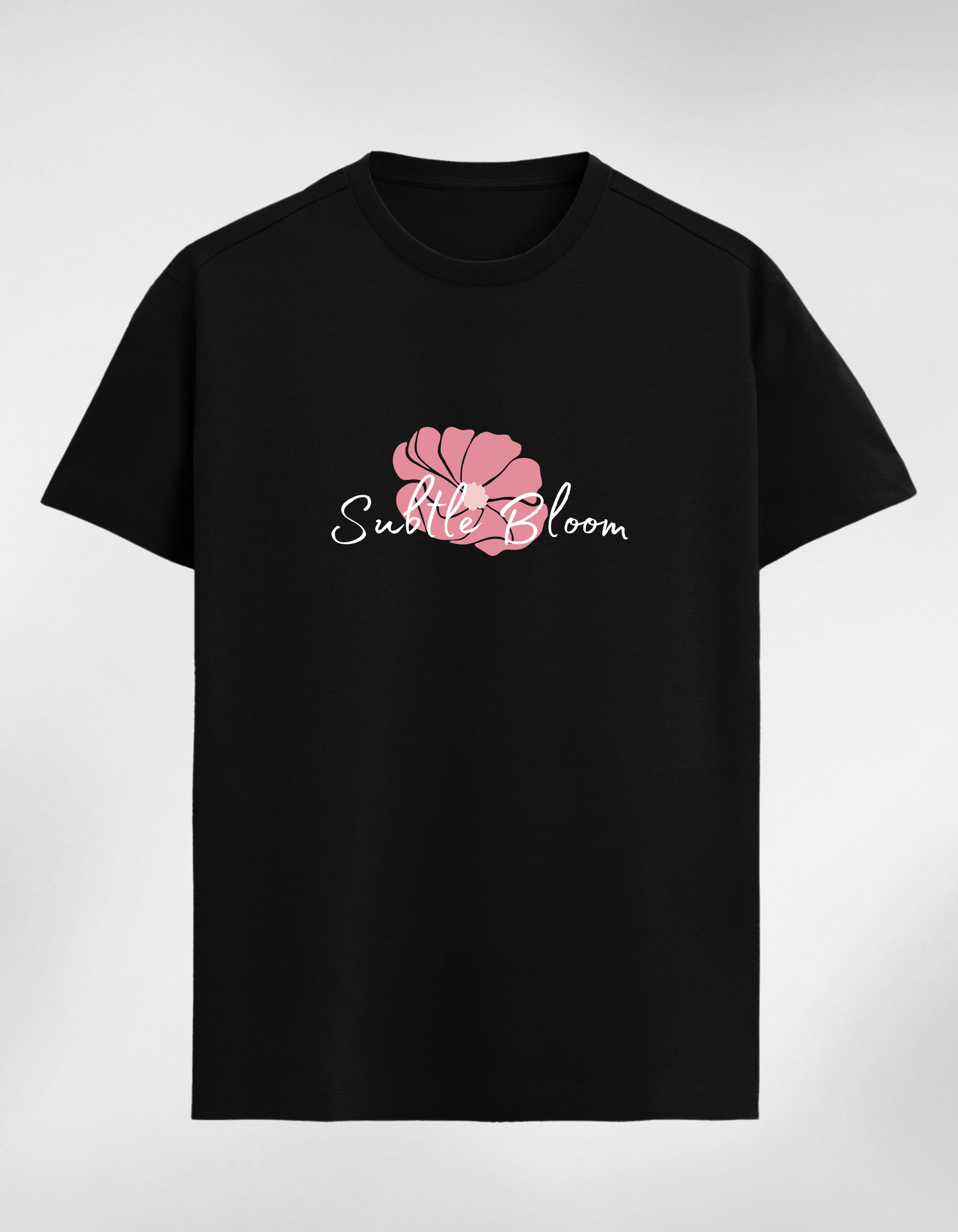 The Subtle Bloom Minimalistic Classic Women T-Shirt